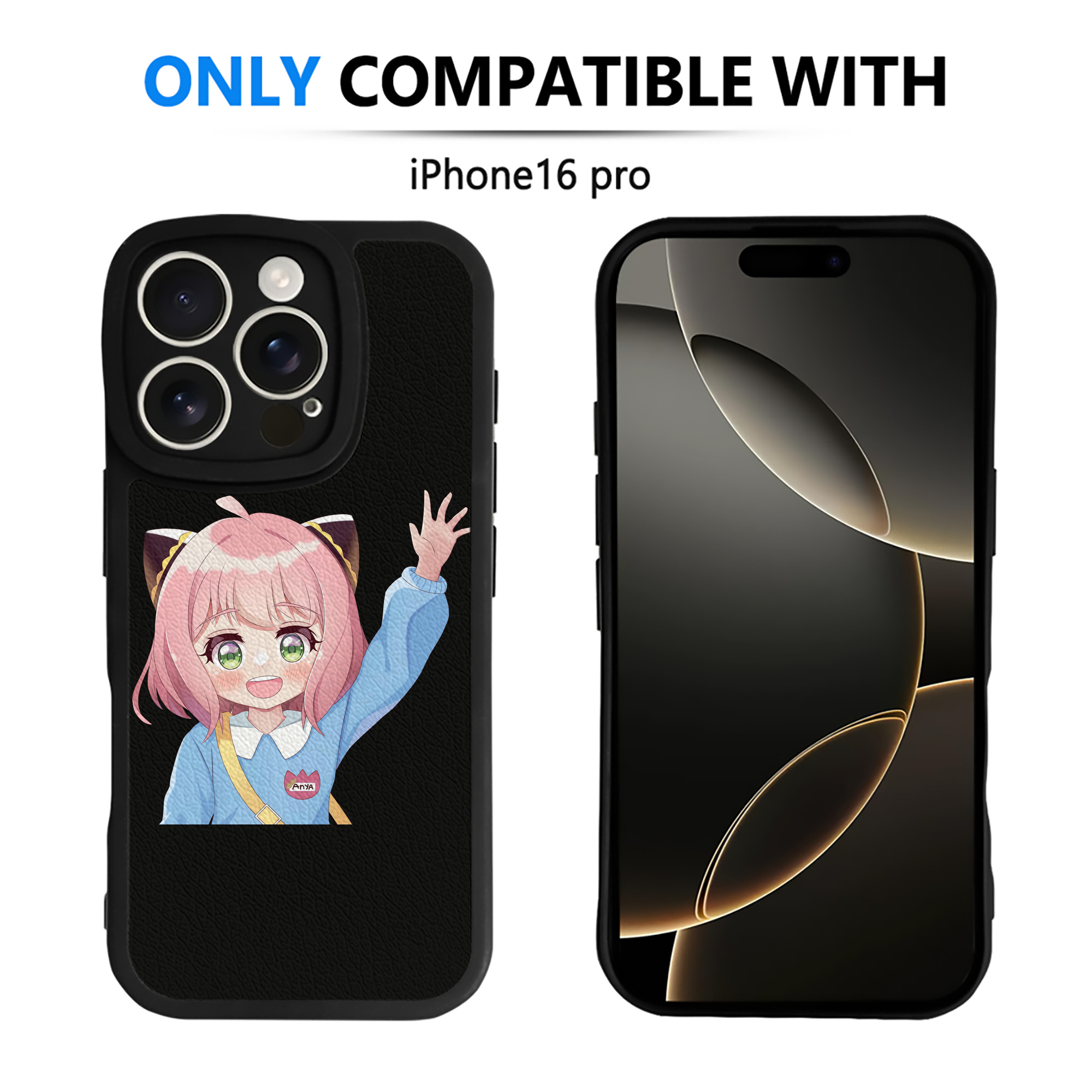 （画像用） SPY×FAMILY间谍家家酒 【iPhone 16シリーズ対応】シリコンスマホケース（レザー調） 材質：シリコン